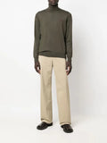ETRO logo-embroidered roll-neck jumper