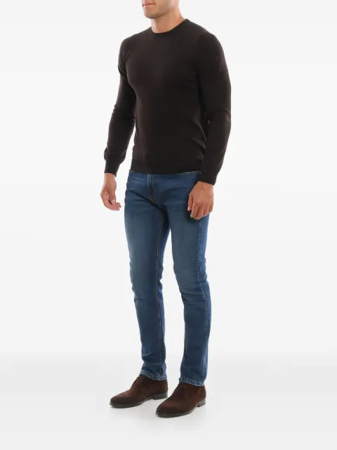 GIUUNO round-neck long-sleeve sweater
