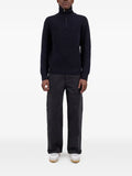A.P.C. ribbed-knit half-zip sweater