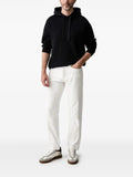 Armani Exchange monogram-pattern drawstring hoodie