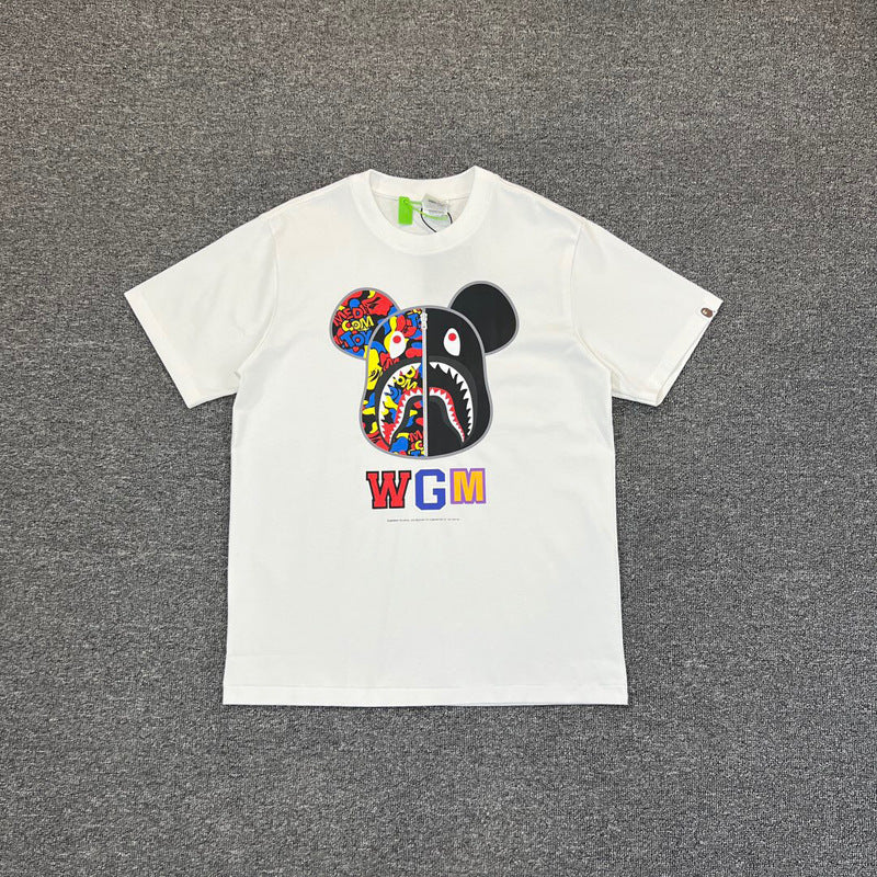 Bape Ape Head Shark Multi‑Print Oversized Tee Streetwear Unisex